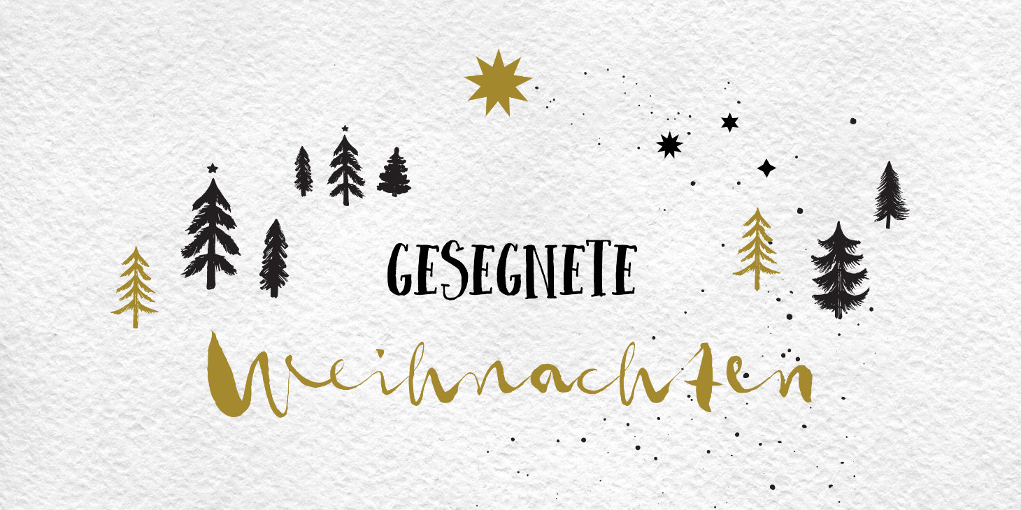 Vorderseite Individuelle Weihnachtsfaltkarte 58001 – SegensArt